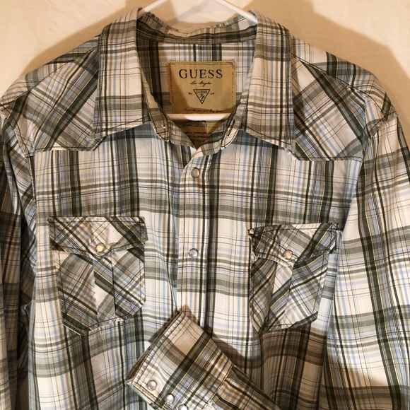 Guess Other - Guess Western Cowboy Long Sleeve Shirt XL